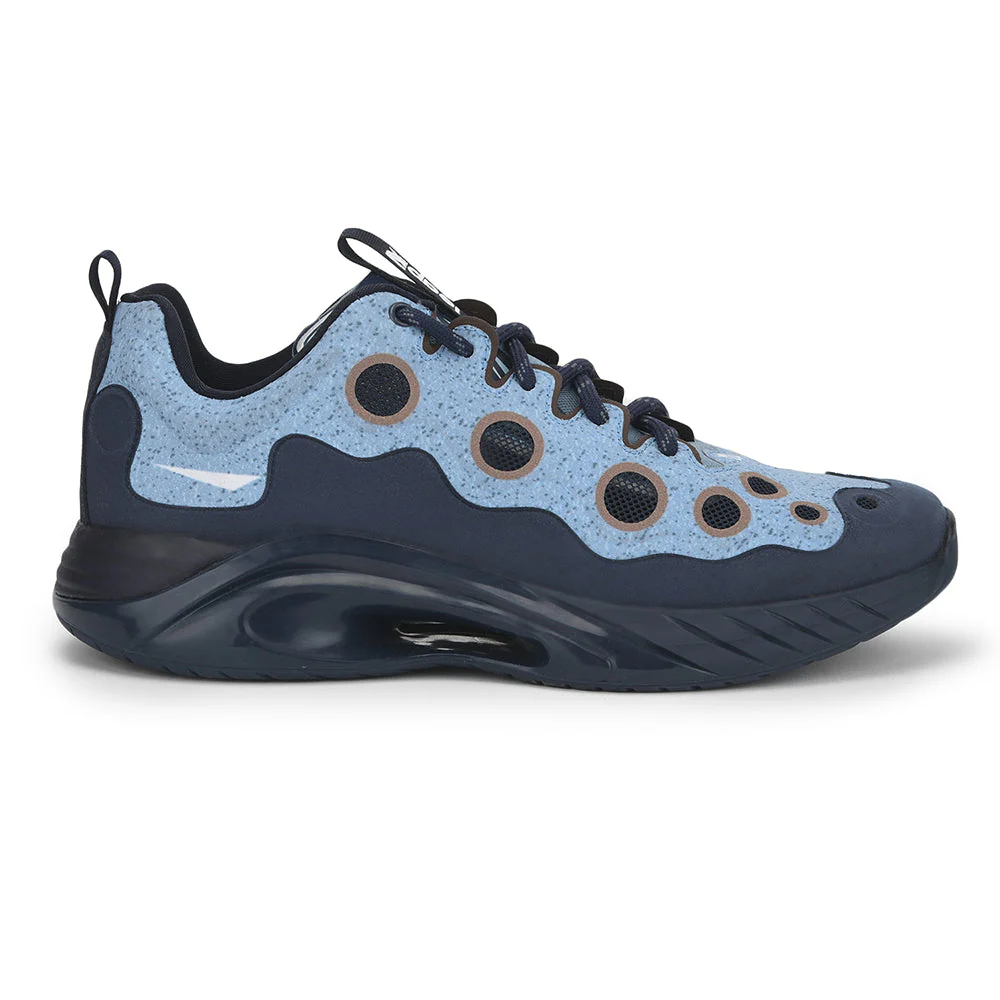 Leap7x Lacing Sports Shoes For Men (N.BLUE) DRILL By Liberty - Image 2