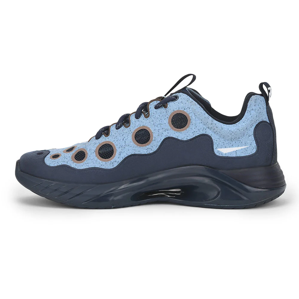 Leap7x Lacing Sports Shoes For Men (N.BLUE) DRILL By Liberty - Image 3