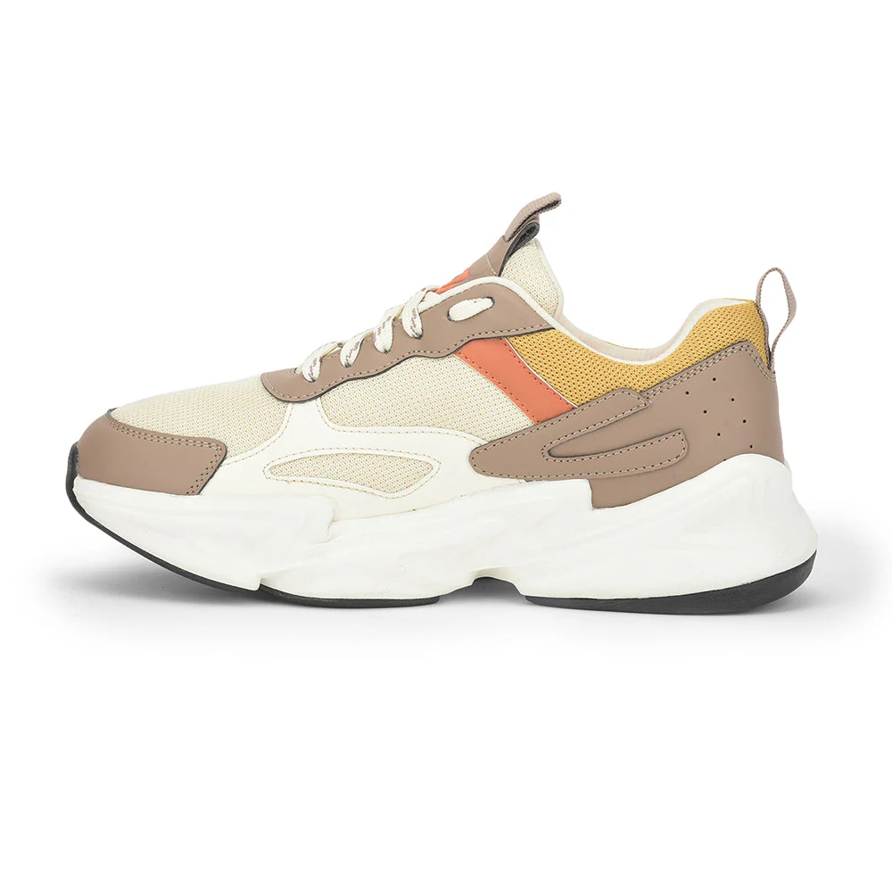 Leap7x Lacing White Casual Shoes For Men JOSE By Liberty - Image 3