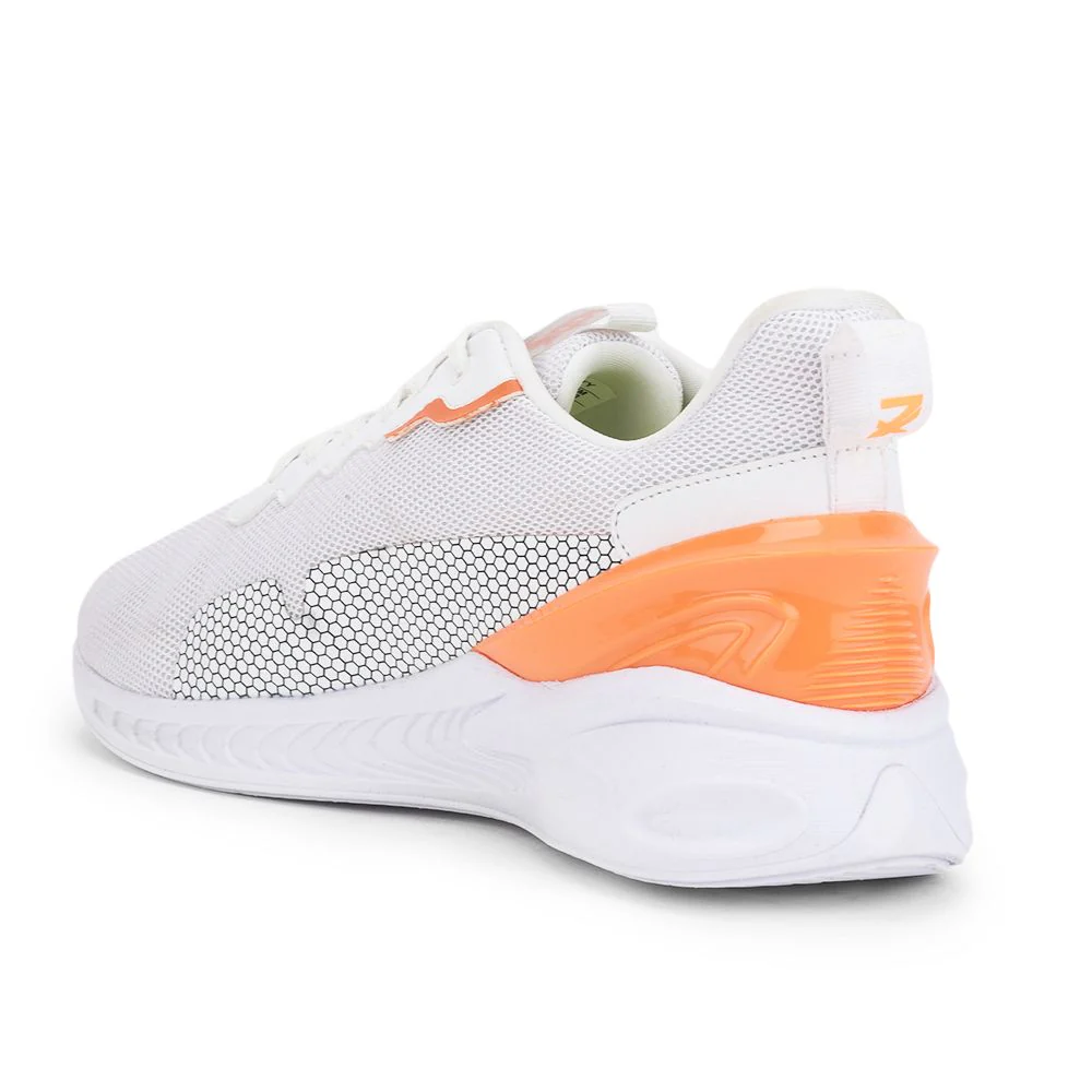 Leap7x Lacing Sports Shoes For Men (White) Ronald By Liberty - Image 5