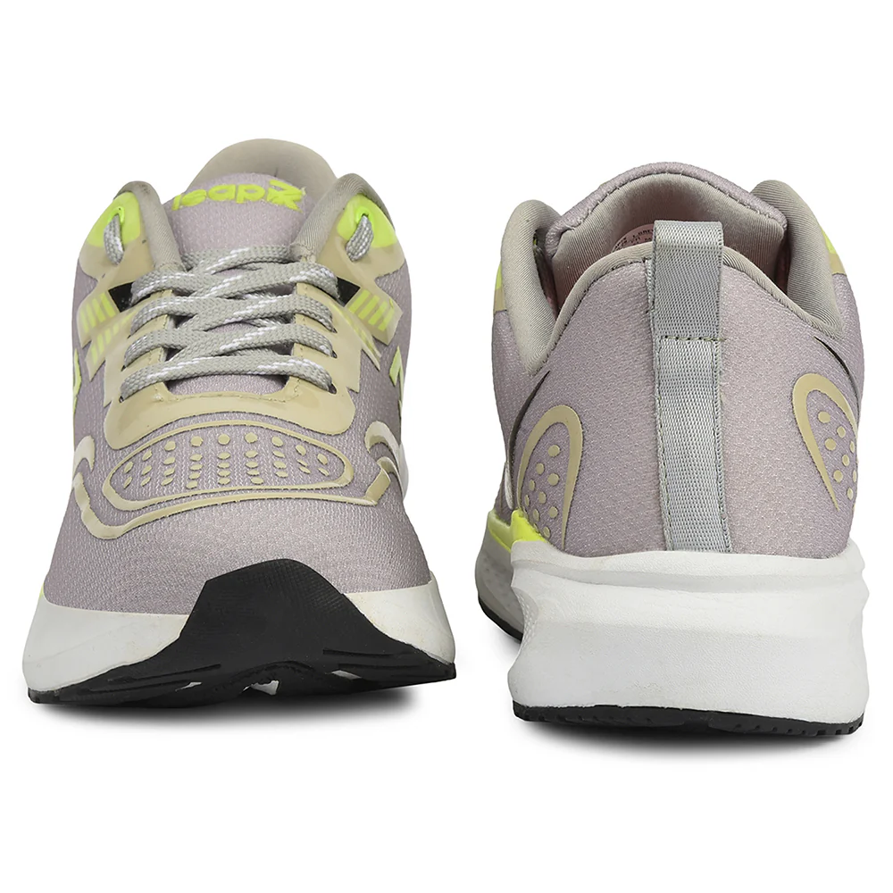 Leap7x Light Grey Sports Lacing Running Shoes For Men GHD-29 By Liberty - Image 6