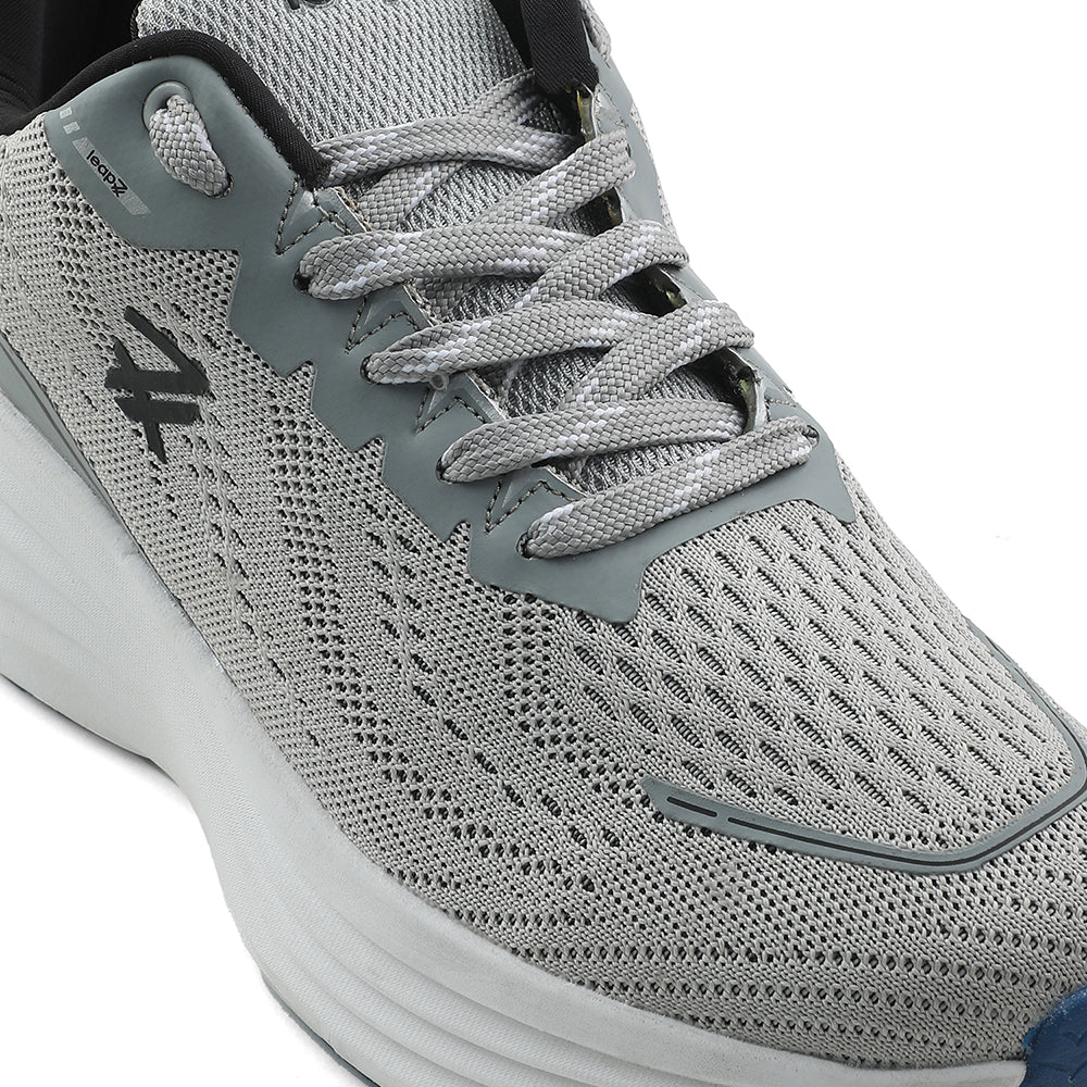 Leap7x Light Grey Sports Running Shoes For Men GHD-41 By Liberty - Image 5