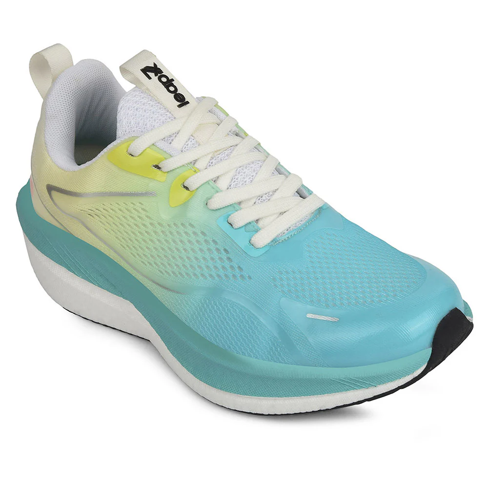 Leap7x Sea Green Sports Lacing Running Shoes For Men XLM-06 By Liberty