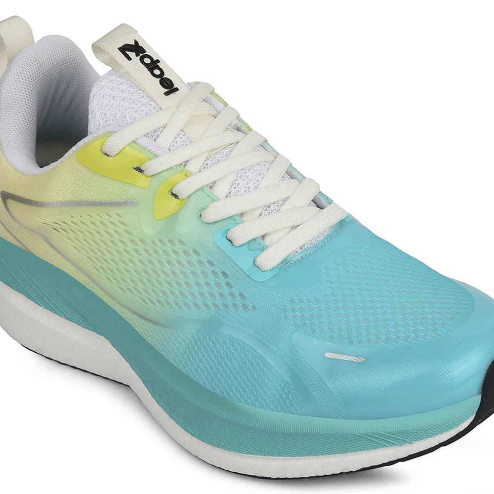 Leap7x Sea Green Sports Lacing Running Shoes For Men XLM-06 By Liberty - Image 5