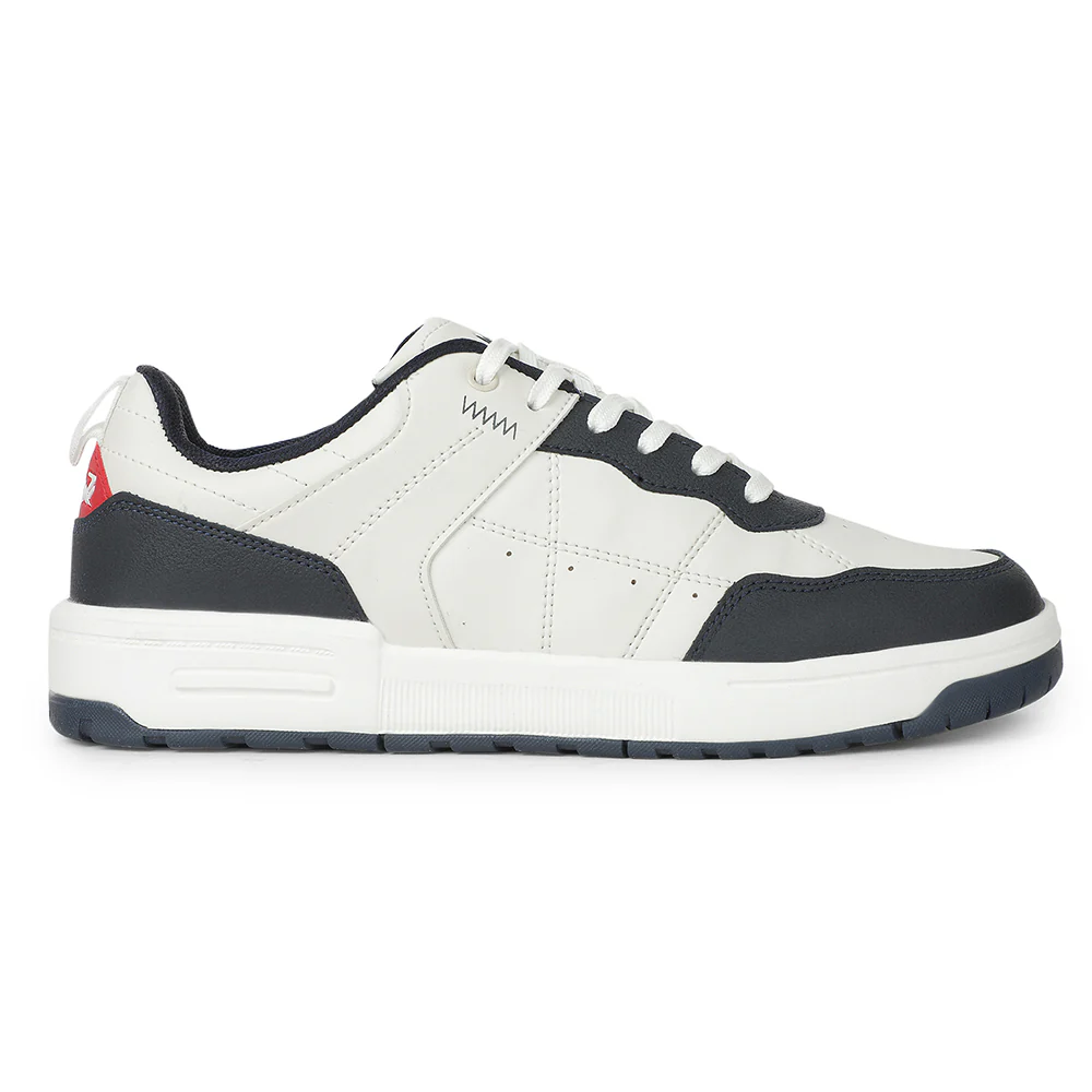 LEAP7X Navy Blue Casual Lacing Sneakers for Men NOBLESTEPE by Liberty - Image 4