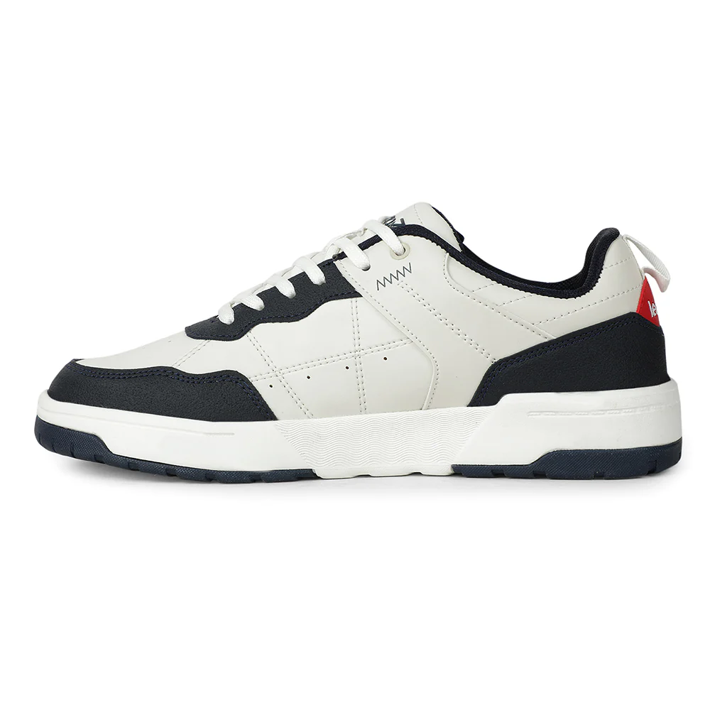 LEAP7X Navy Blue Casual Lacing Sneakers for Men NOBLESTEPE by Liberty - Image 5