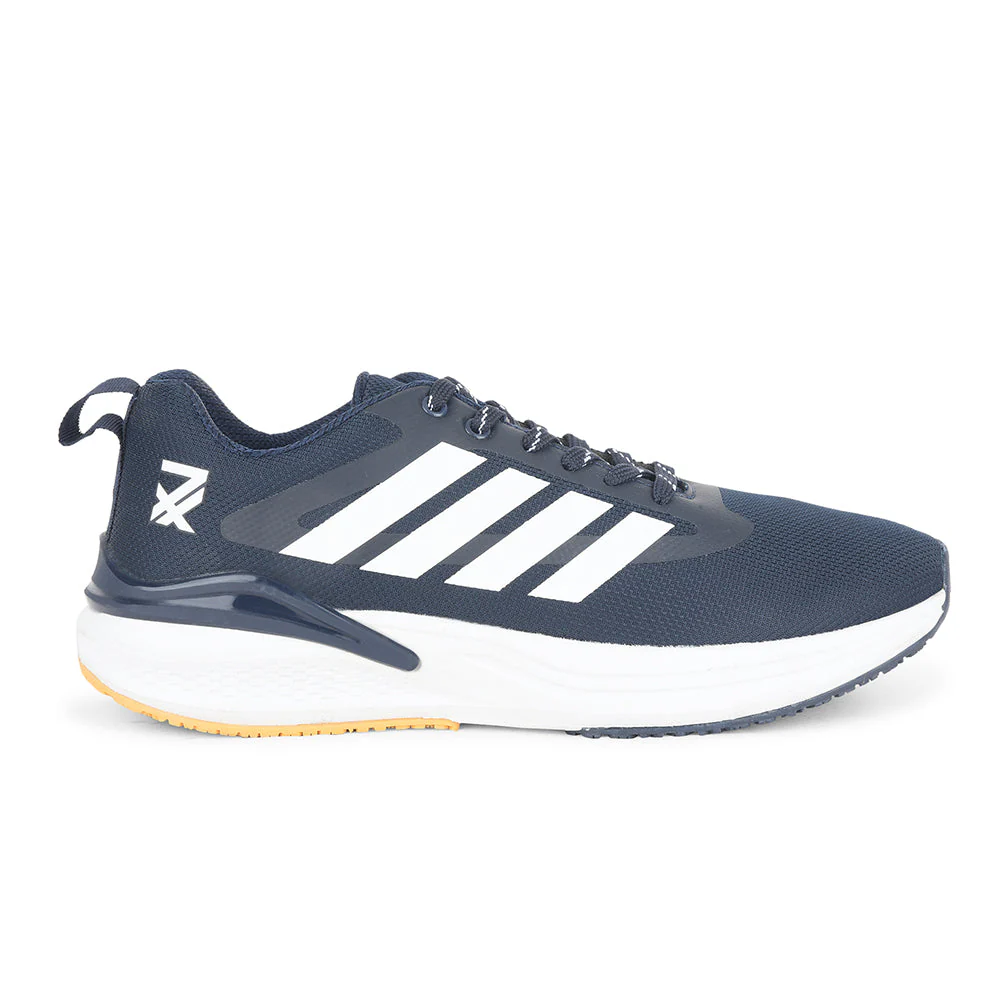 Leap7x Navy Blue Sports Lacing Running Shoes For Men CAPSICO-1 By Liberty - Image 2
