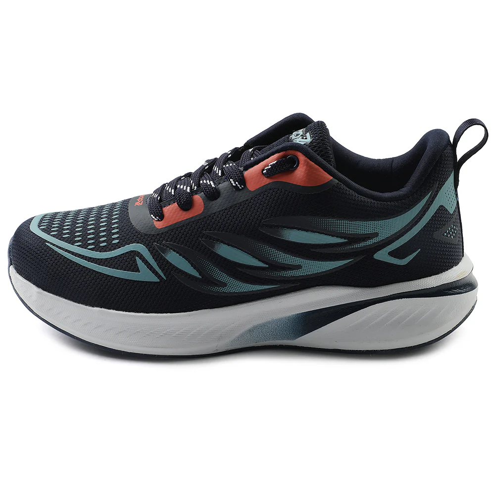 Leap7x Navy Blue Sports Lacing Running Shoes For Men CASIO By Liberty - Image 3