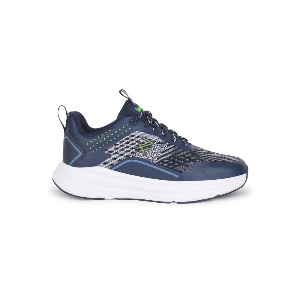 Leap7x Navy Blue Sports Lacing Running Shoes ROMANIA By Liberty - Image 2