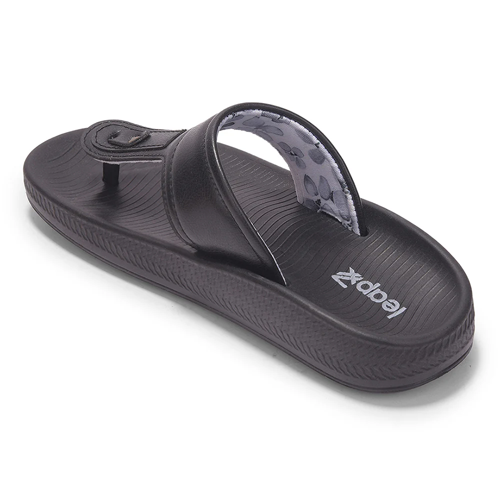 Leap7X NITWALK-24 Women's Black Casual Slip-on Slippers - Lightweight Nitro Sole & Molded EVA - Image 3