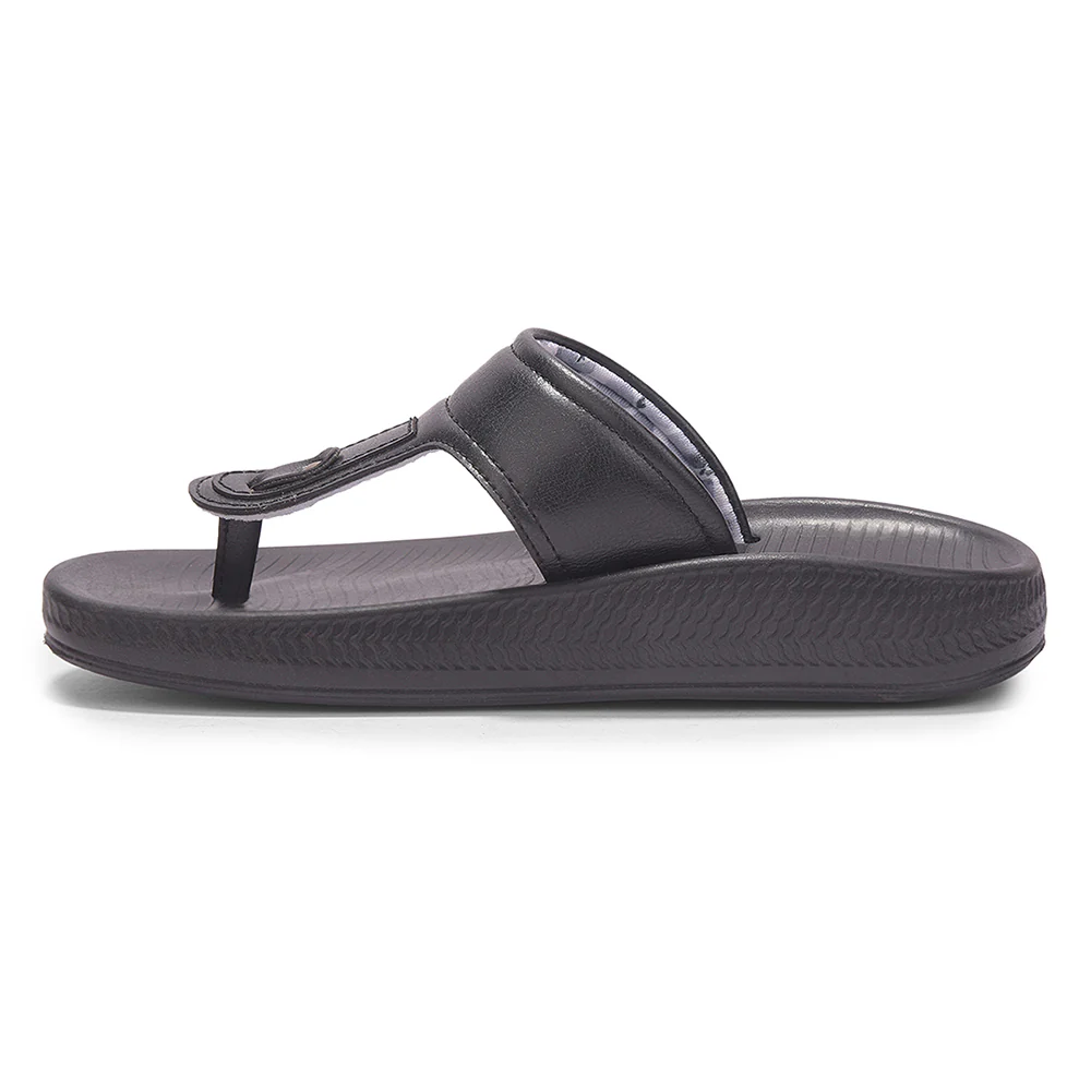 Leap7X NITWALK-24 Women's Black Casual Slip-on Slippers - Lightweight Nitro Sole & Molded EVA - Image 5