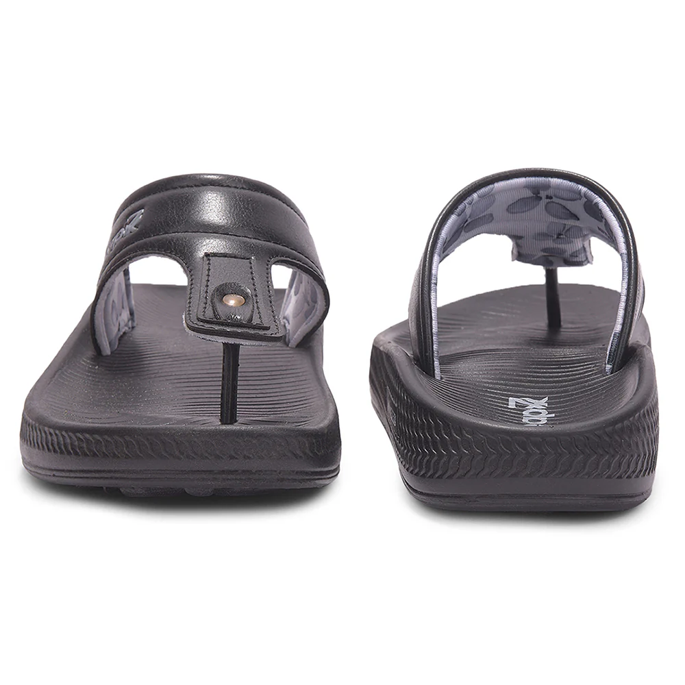 Leap7X NITWALK-24 Women's Black Casual Slip-on Slippers - Lightweight Nitro Sole & Molded EVA - Image 6