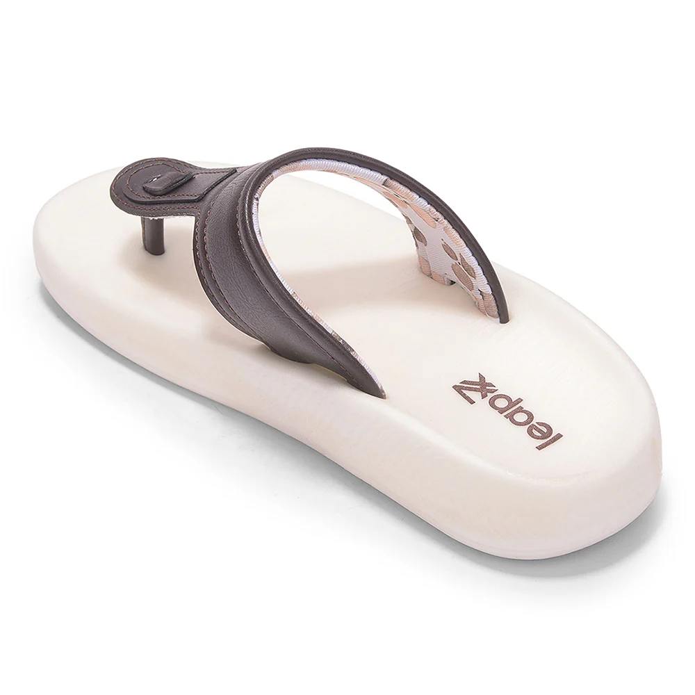 Leap7X NITWALK-24 Women's Brown Casual Slip-on Slippers - Lightweight Nitro Sole & Molded EVA - Image 3