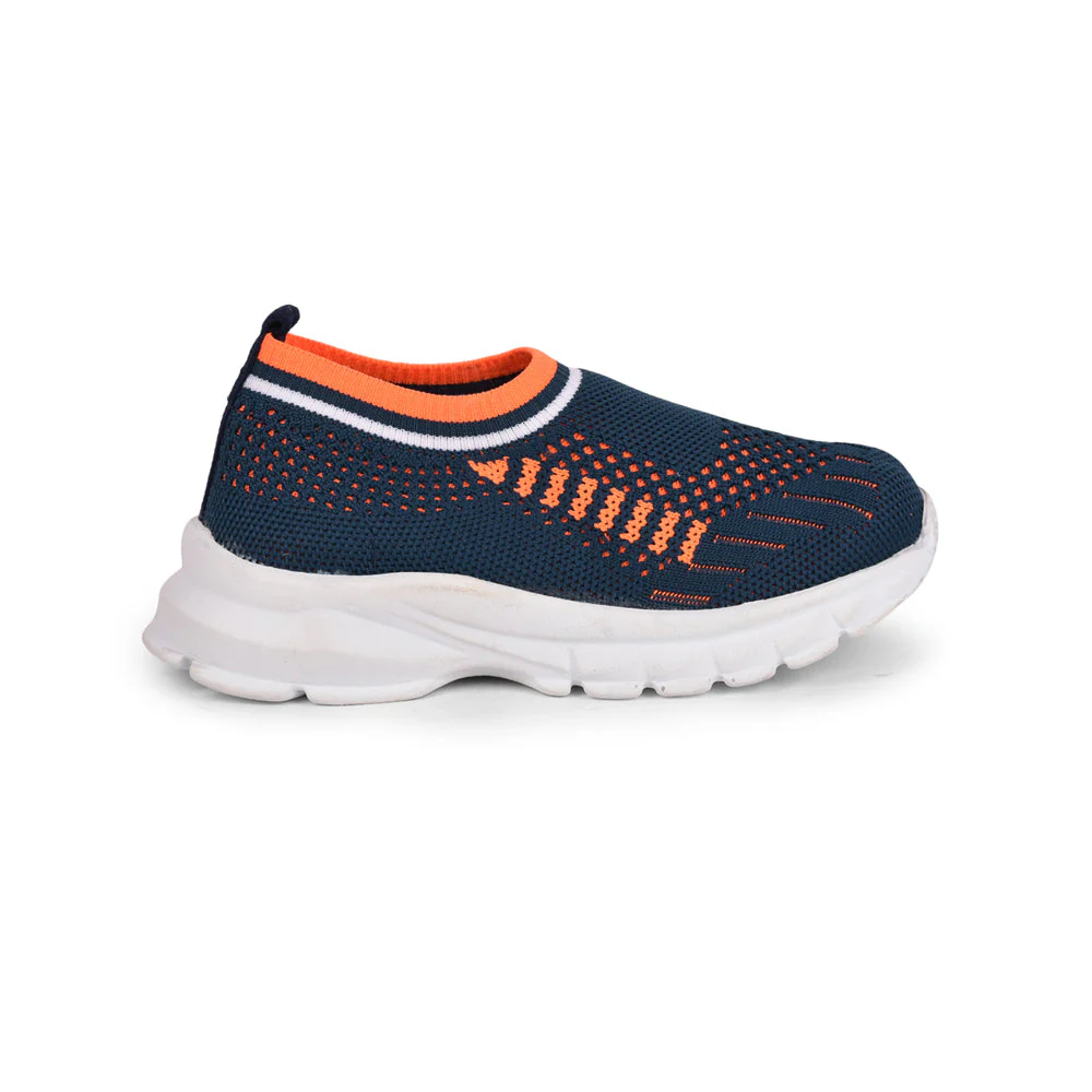 Leap7x Non Lacing Casual Shoes For Kids (Navy Blue) By Liberty - Image 2