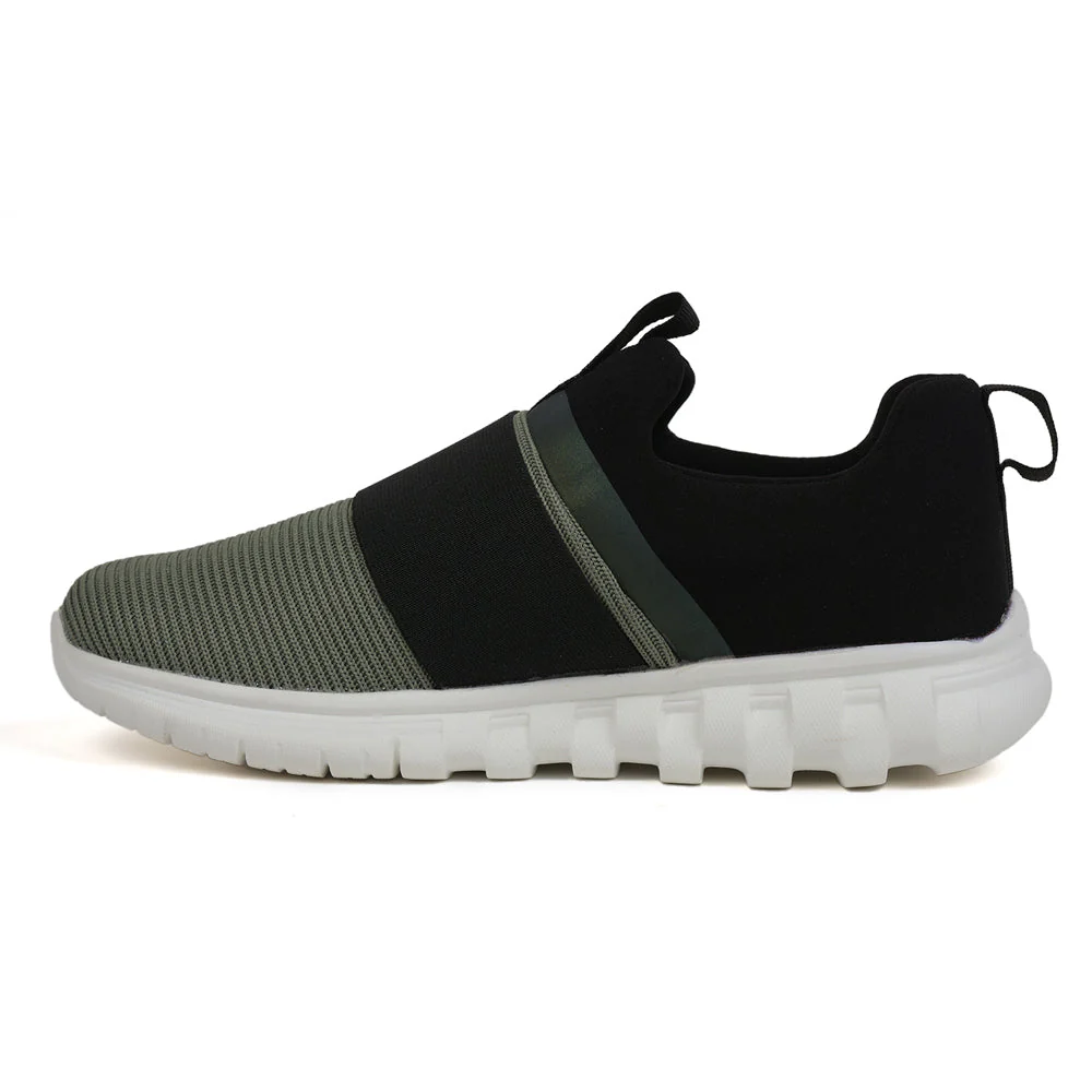 Leap7x Non Lacing Olive Green Casual Slip on Shoes For Women MERCY By Liberty - Image 3