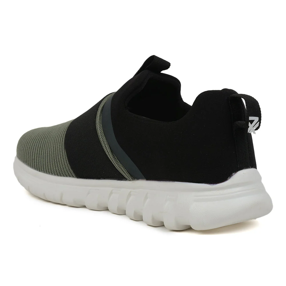 Leap7x Non Lacing Olive Green Casual Slip on Shoes For Women MERCY By Liberty - Image 5