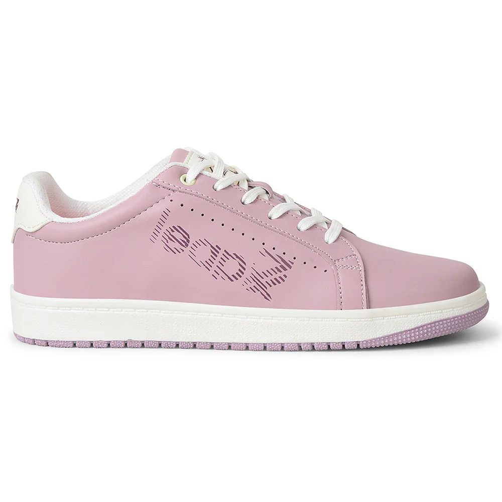 Leap7x Peach Casual Lacing Sneakers For Women ALLURE-1 By Liberty - Image 2