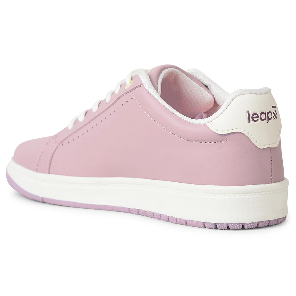 Leap7x Peach Casual Lacing Sneakers For Women ALLURE-1 By Liberty - Image 3