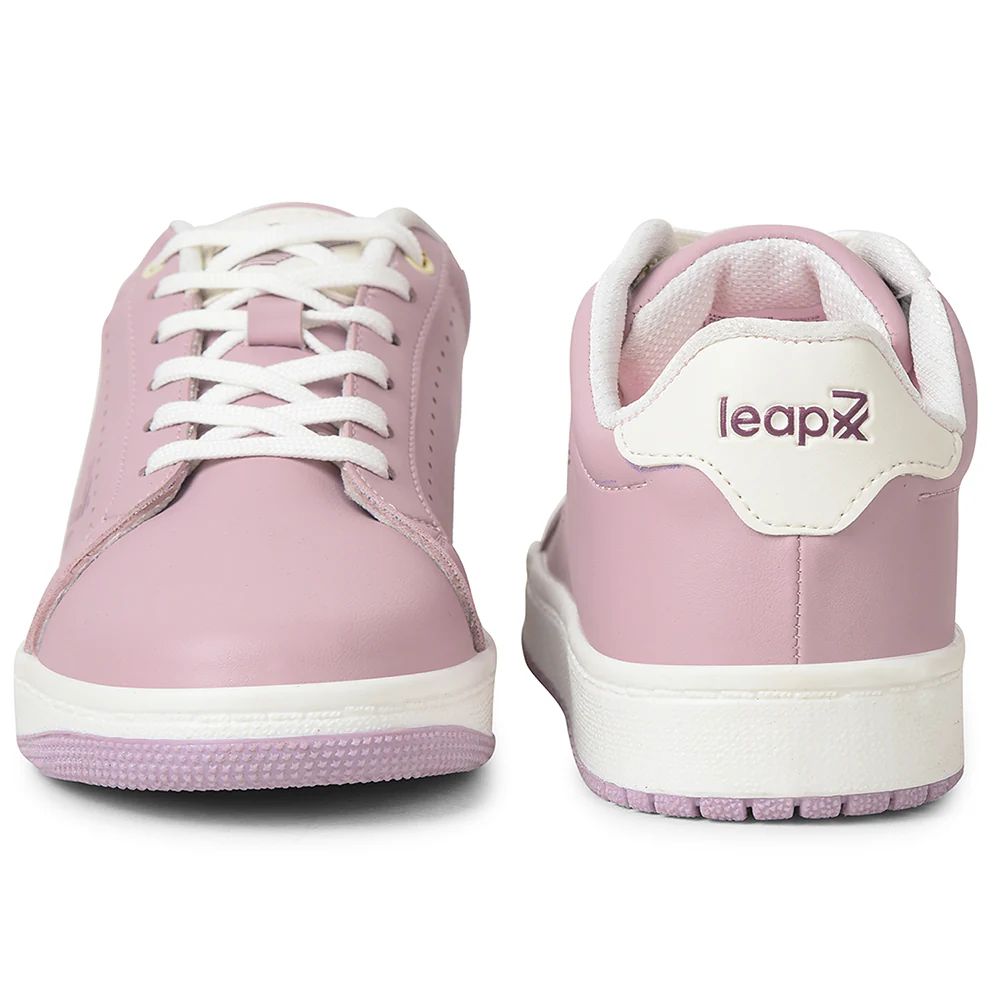 Leap7x Peach Casual Lacing Sneakers For Women ALLURE-1 By Liberty - Image 6