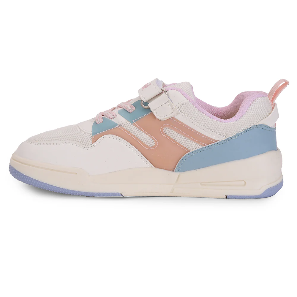 Leap7x Peach Casual Non Lacing Sneakers For Kids ENVY-5VE By Liberty - Image 3