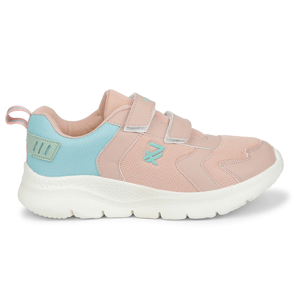 LEAP7X Peach Sports Non Lacing Walking Shoes for Kids PRIMEK-6 by Liberty - Image 2