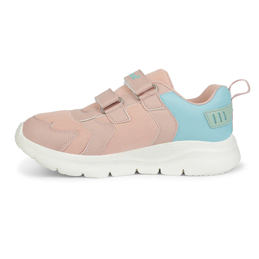 LEAP7X Peach Sports Non Lacing Walking Shoes for Kids PRIMEK-6 by Liberty - Image 3
