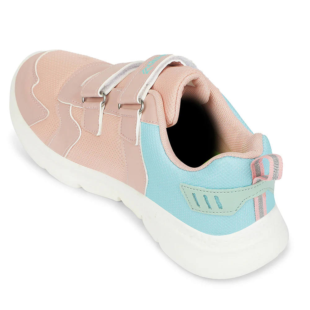 LEAP7X Peach Sports Non Lacing Walking Shoes for Kids PRIMEK-6 by Liberty - Image 4