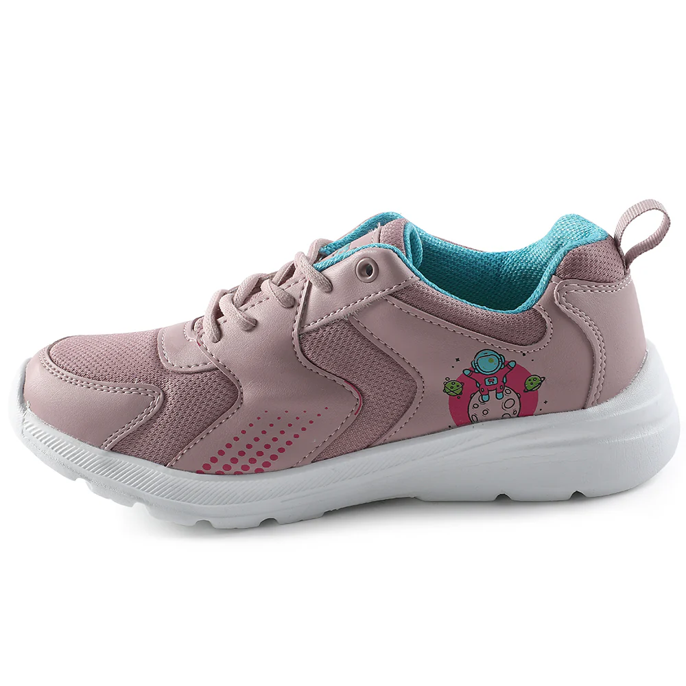 Leap7x Pink Casual Lacing Shoes For Kids TRIVAGO15E By Liberty - Image 3