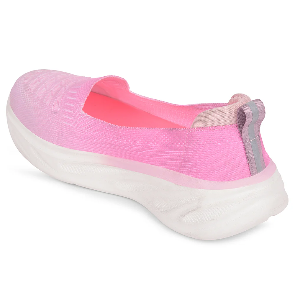 Leap7x Pink Non Lacing Casual Shoes For Women SLIPIN-24E By Liberty - Image 6