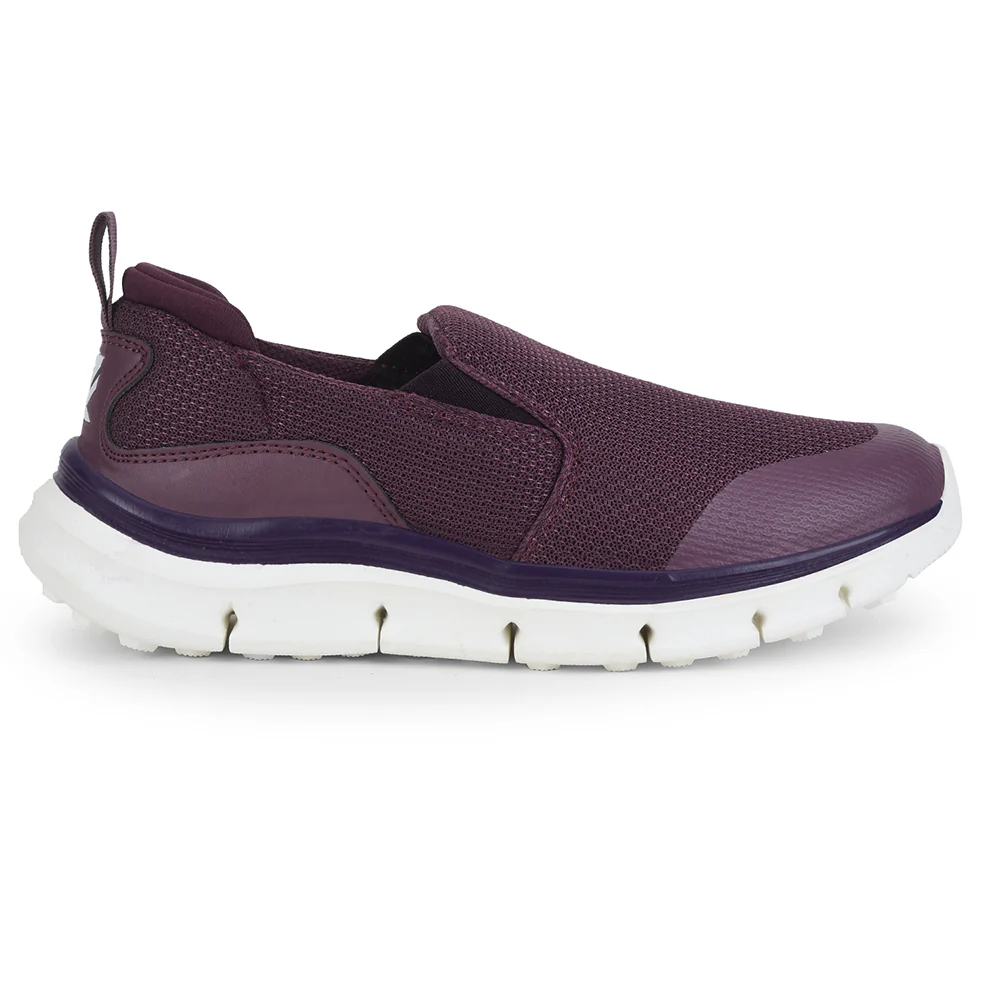 Leap7x Purple Non Lacing Sports Walking Shoes For Women BRISBEN10E By Liberty - Image 2