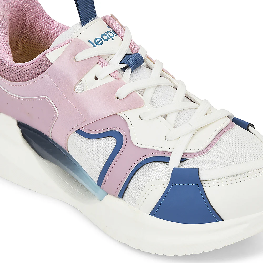 Leap7x Purple Sports Lacing Running Shoes For Kids GAMEON-2EL By Liberty - Image 5