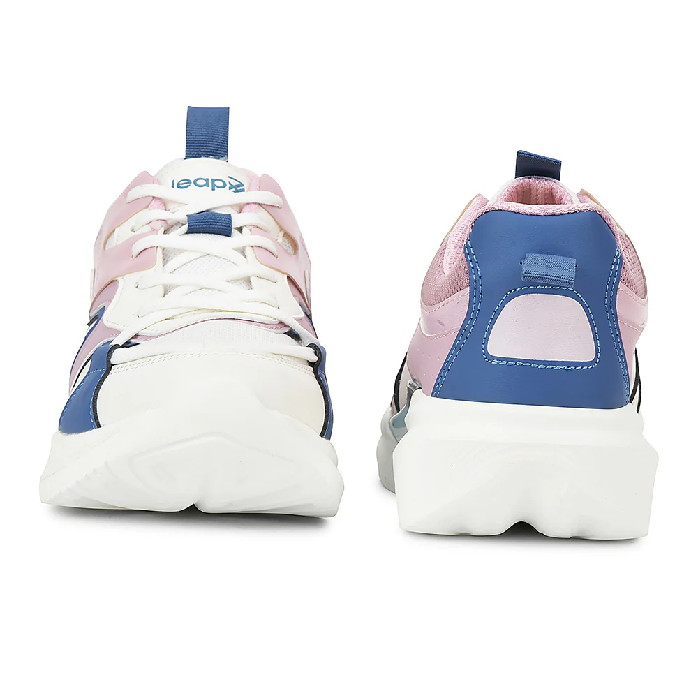 Leap7x Purple Sports Lacing Running Shoes For Kids GAMEON-2EL By Liberty - Image 7