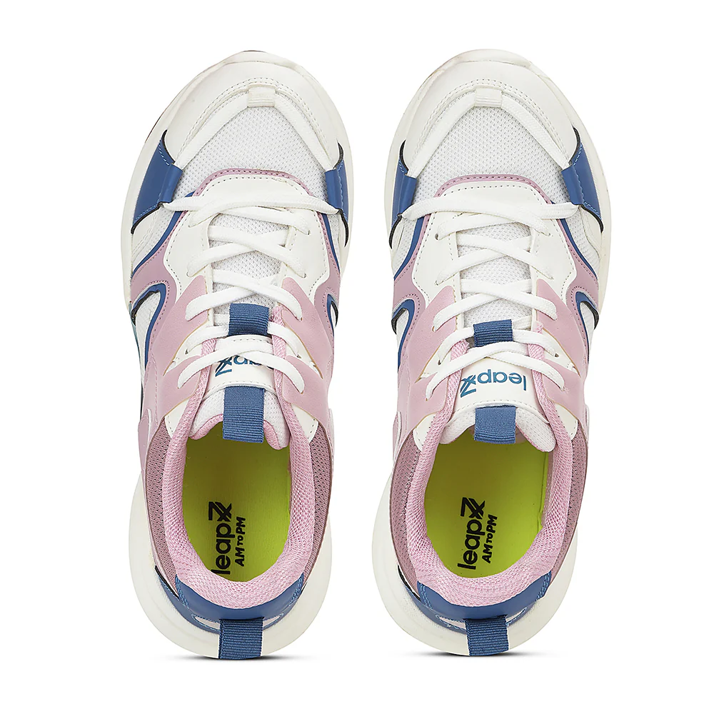 Leap7x Purple Sports Lacing Running Shoes For Kids GAMEON-2EL By Liberty - Image 9