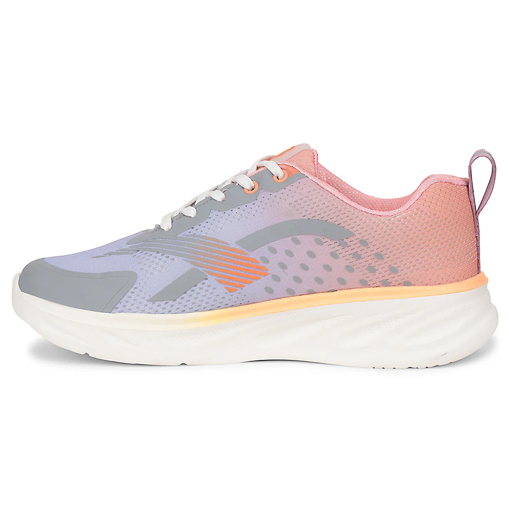Leap7x Purple Sports Lacing Running Shoes For Women MITALI-1 By Liberty - Image 3