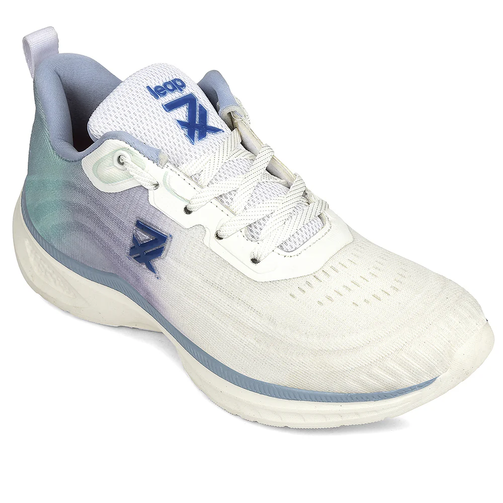 Leap7x Purple Sports Lacing Running Shoes For Women RWL-58 By Liberty