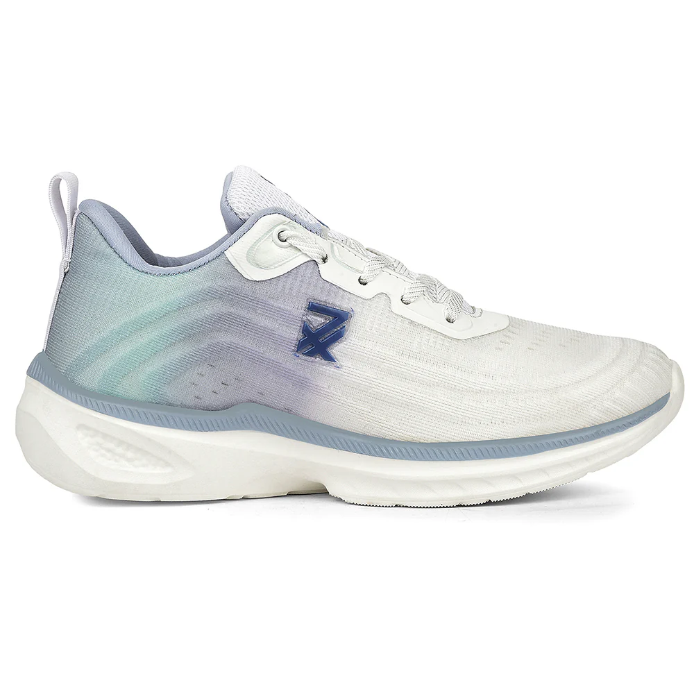 Leap7x Purple Sports Lacing Running Shoes For Women RWL-58 By Liberty - Image 2
