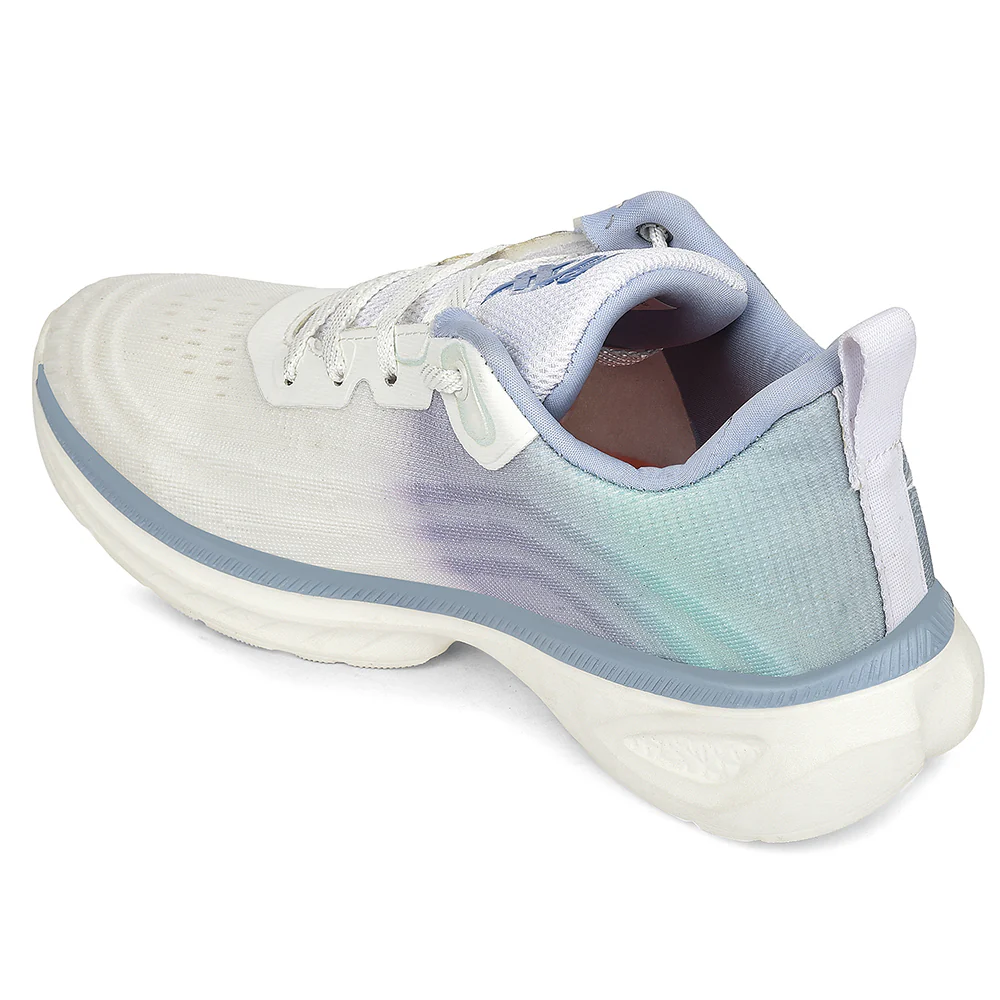Leap7x Purple Sports Lacing Running Shoes For Women RWL-58 By Liberty - Image 5
