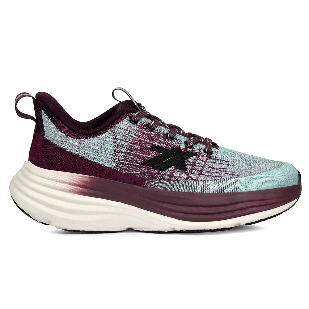 Leap7x Purple Sports Lacing Running Shoes For Women WAVESTAR-4 By Liberty - Image 2