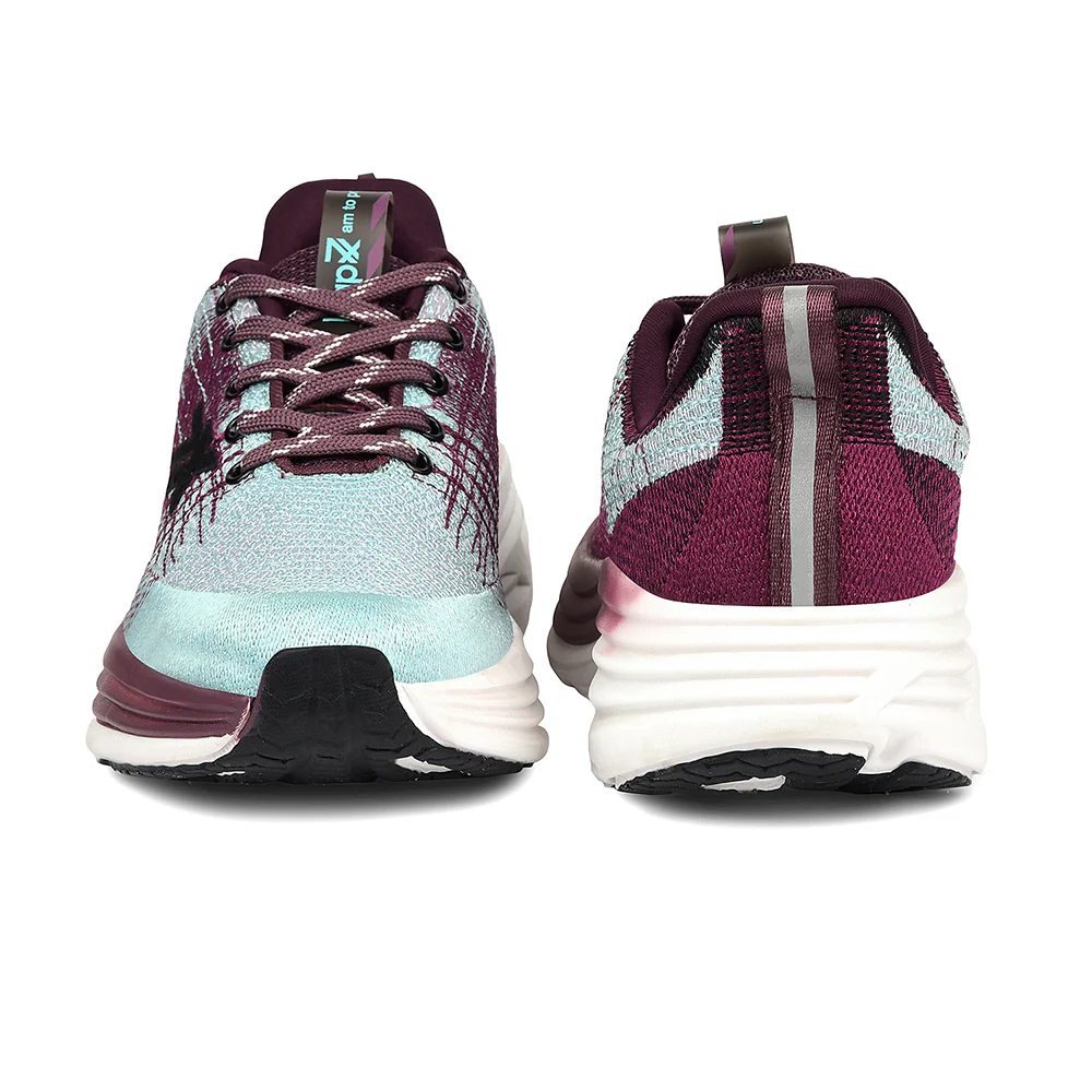 Leap7x Purple Sports Lacing Running Shoes For Women WAVESTAR-4 By Liberty - Image 6