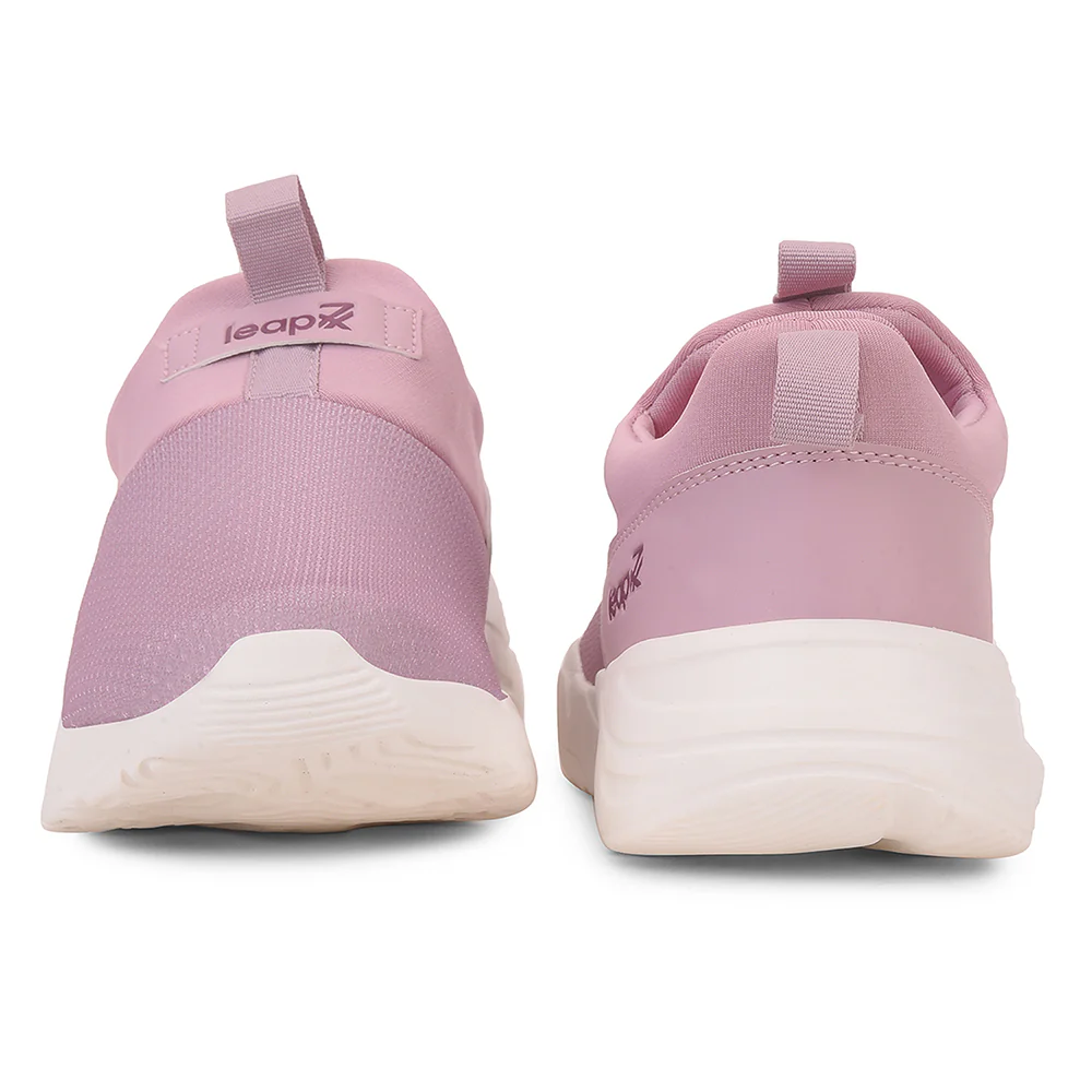 Leap7x Purple Sports Non Lacing Walking Shoes For Women JIMNY-61E By Liberty - Image 6