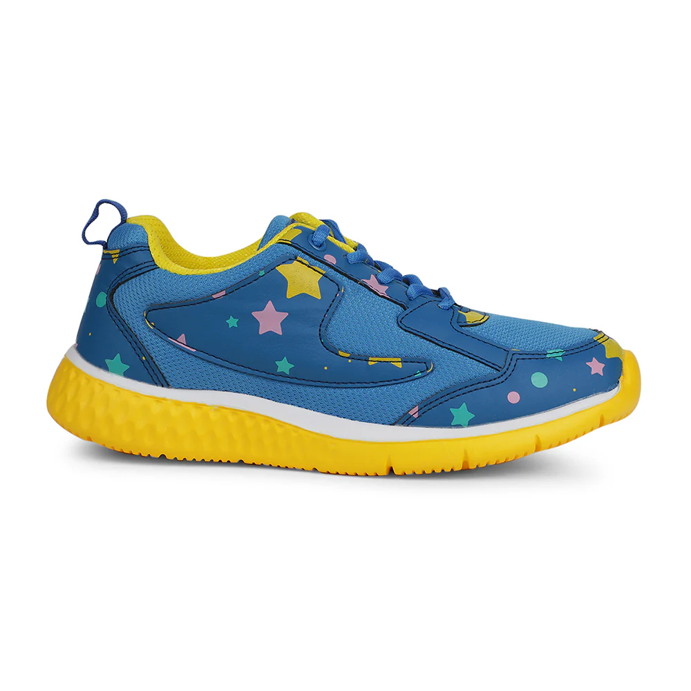 Leap7x Royal Blue Casual Lacing Shoes For Kids JAMIE 51L By Liberty - Image 2