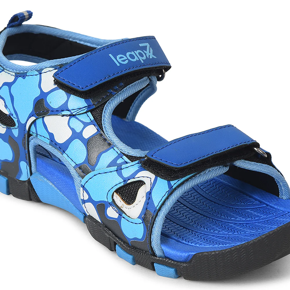 Leap7x Royal Blue Casual Sandal For Kids ADMIN By Liberty - Image 5