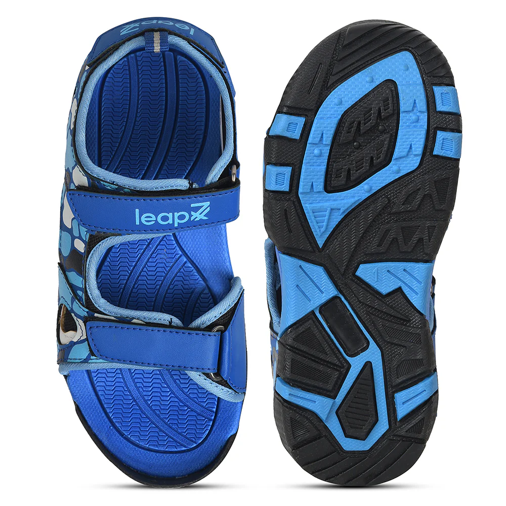 Leap7x Royal Blue Casual Sandal For Kids ADMIN By Liberty - Image 7