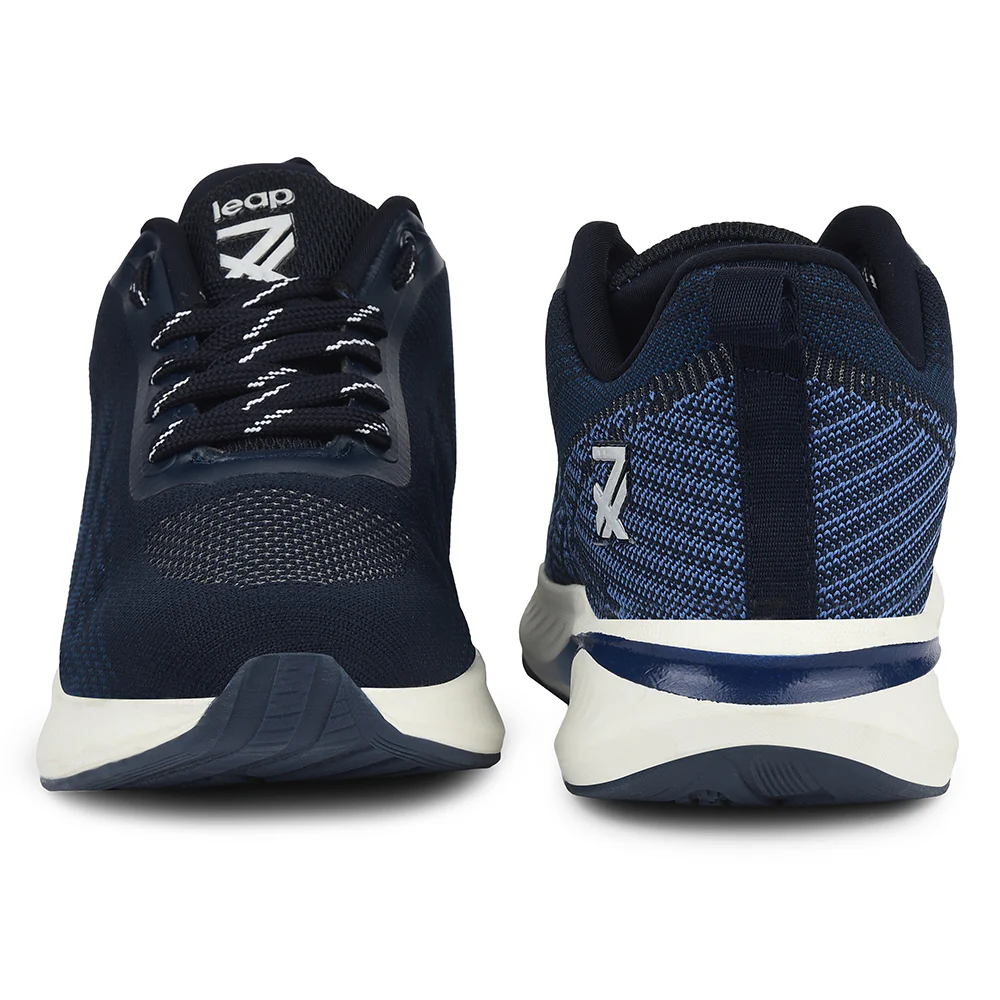 Leap7x Royal Blue Sports Lacing Running Shoes For Men GHD-35 By Liberty - Image 6