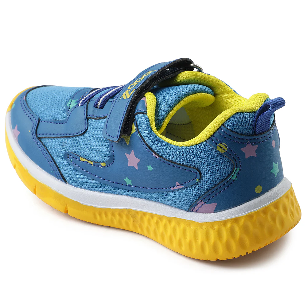 Leap7x Royal Blue Sports Non Lacing Walking Shoes For Kids JAMIE-51V By Liberty - Image 6