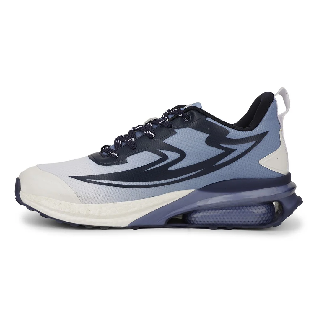 Leap7X RW-22 Blue Sports Lacing Running Shoes for Men by Liberty - Image 6