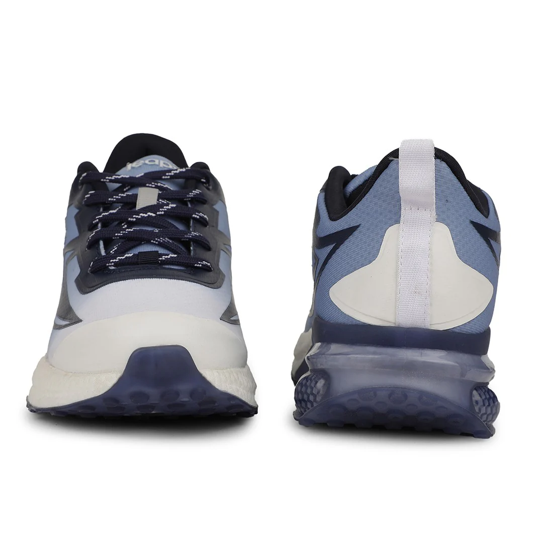 Leap7X RW-22 Blue Sports Lacing Running Shoes for Men by Liberty - Image 7