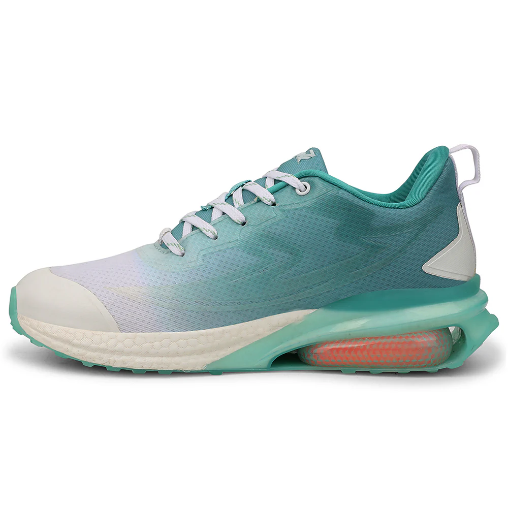 Leap7X RW-22 Green Sports Lacing Running Shoes for Men by Liberty - Image 6