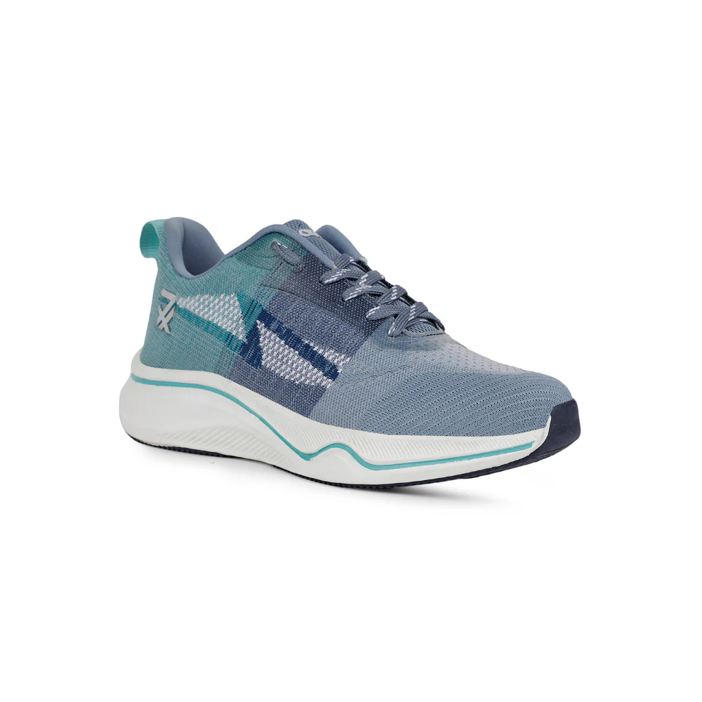 Leap7x Sea Green Sports Lacing Running Shoes For Men GHD-22 By Liberty