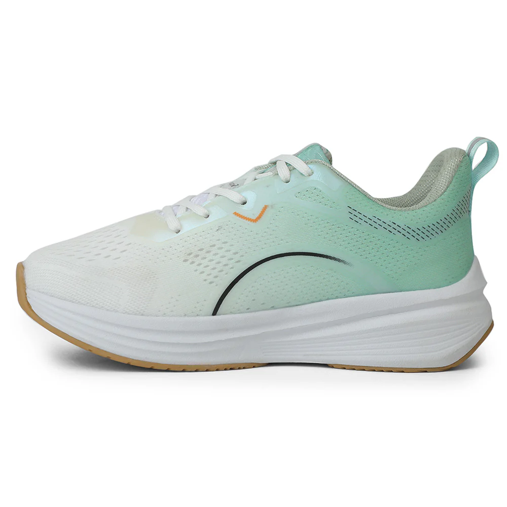 Leap7x Sea Green Sports Lacing Running Shoes For Men PACIFIC-1E By Liberty - Image 3